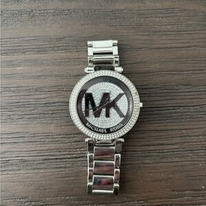 Michael Kors Silver Logo Watch